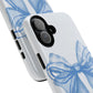 Coquette Blue Bow iPhone Case