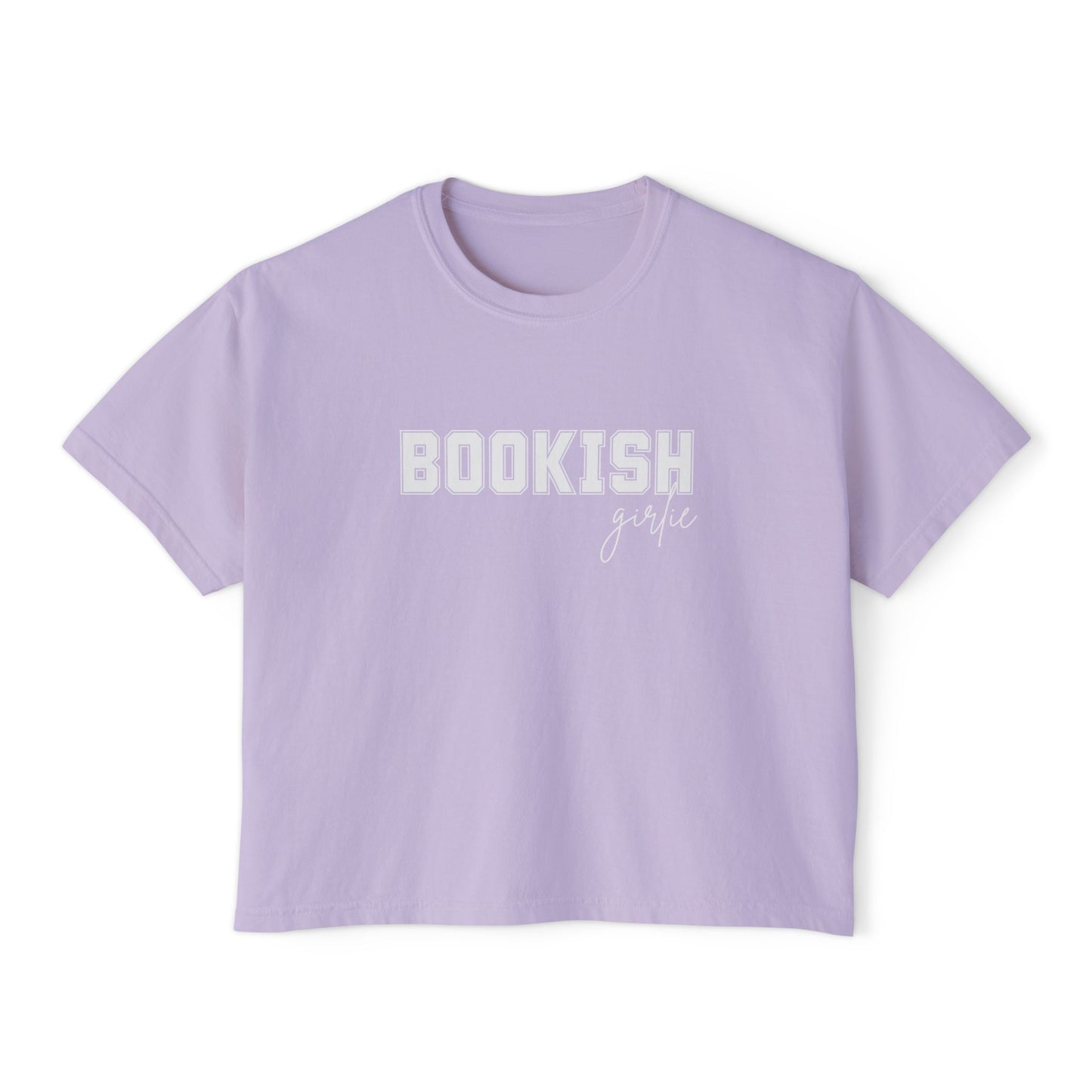 Bookish Girlie - Comfort Colors Crop Tee