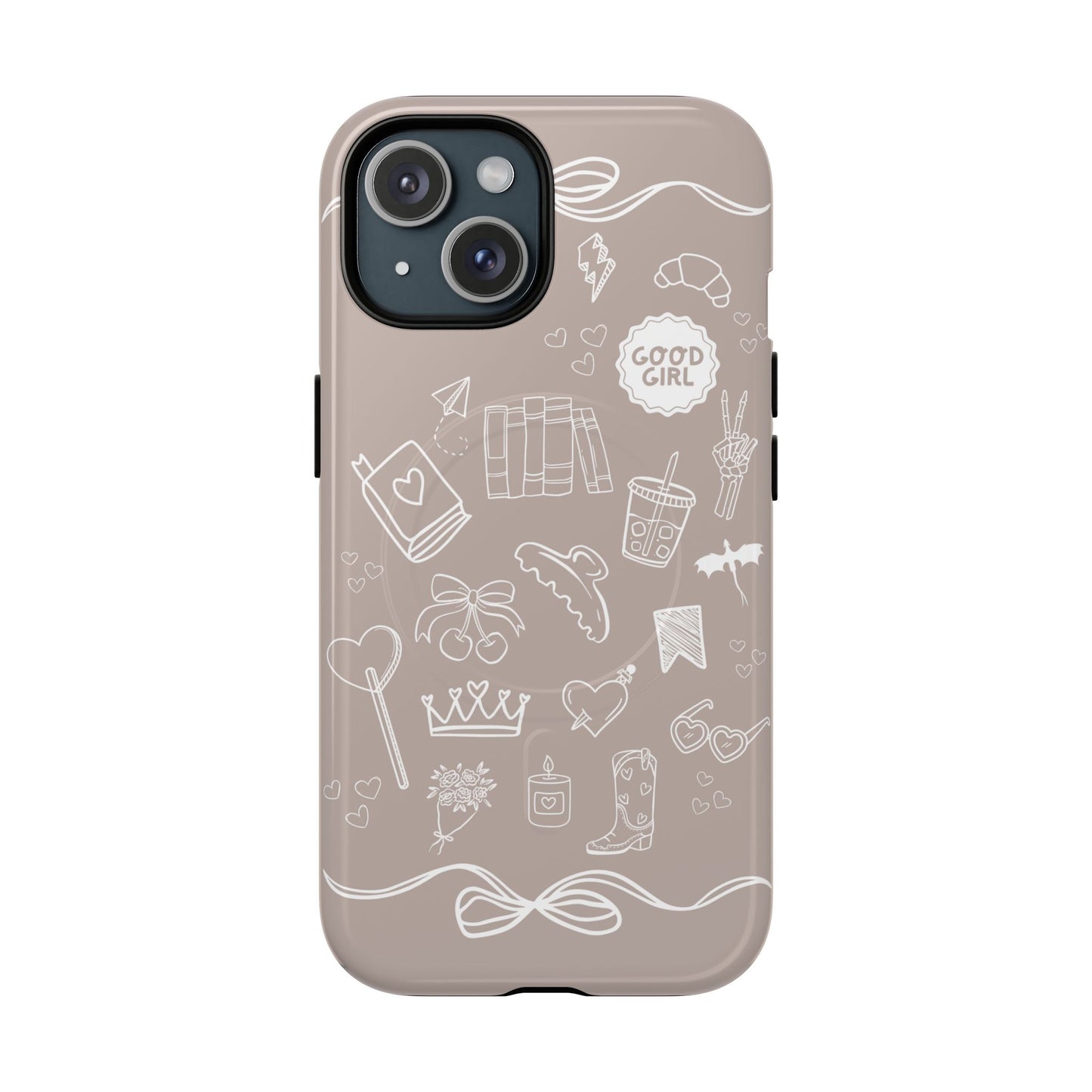 Neutral Bookish iPhone Case