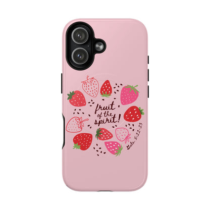 Fruits of the Spirit – Pink Phone Case