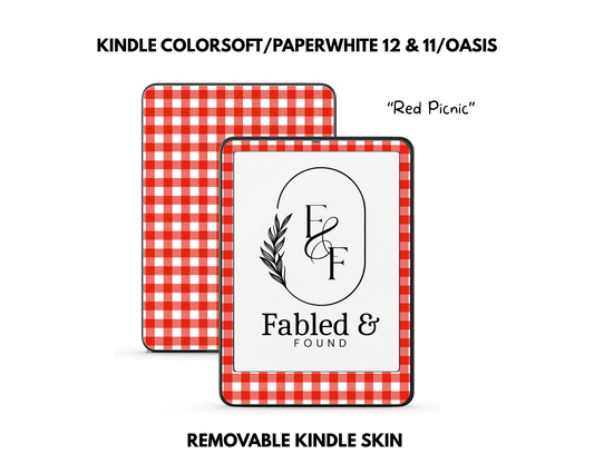 Red Picnic - Kindle Skin