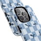 Dragon Check Phone Case — Blue