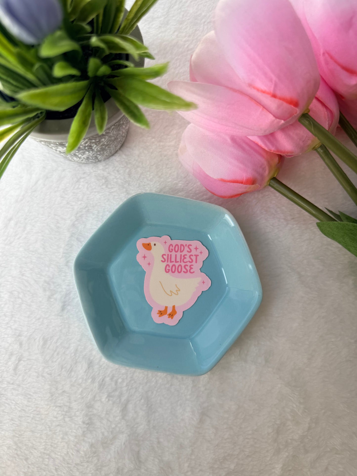 God’s Silliest Goose (Pink) - Sticker