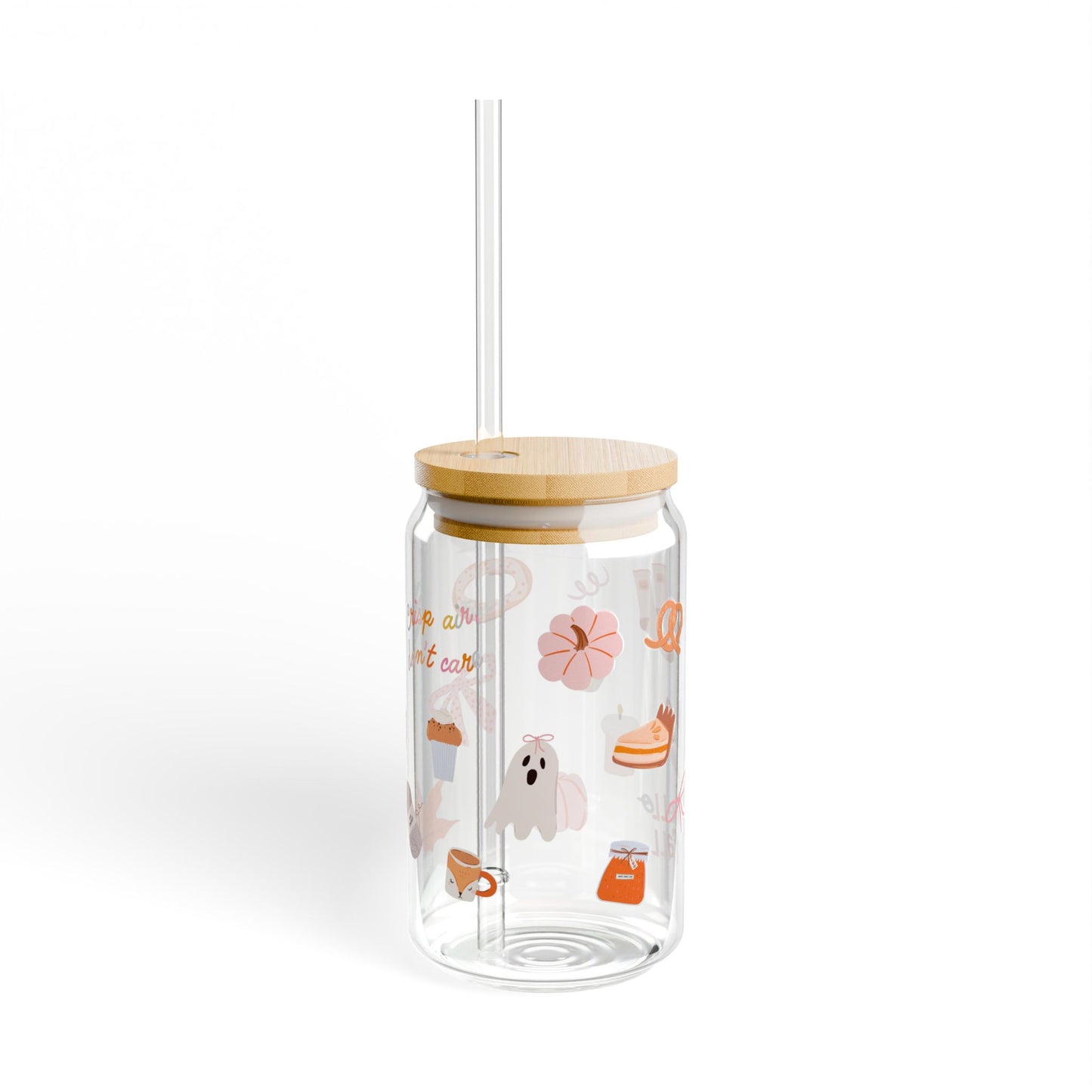 Fall Girlie Glass Cup