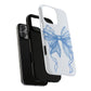 Coquette Blue Bow iPhone Case