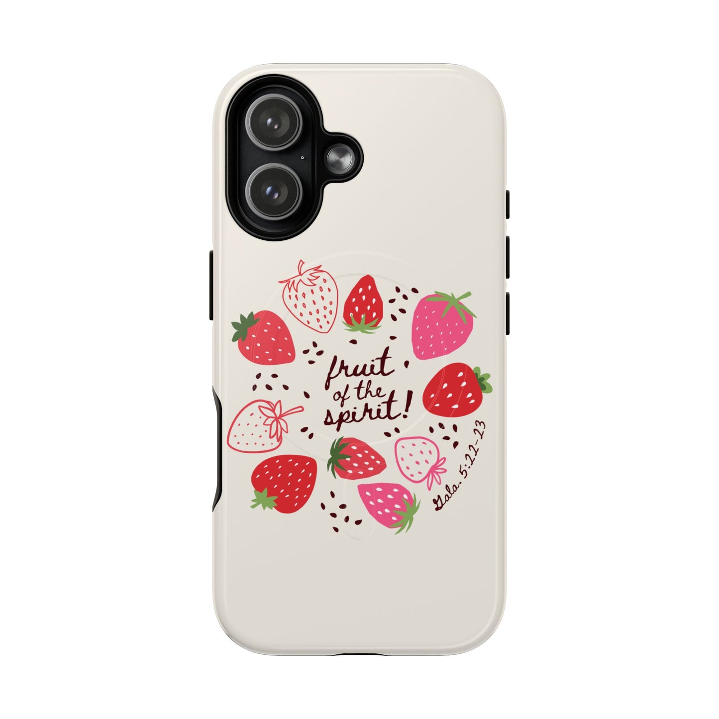 Fruits of the Spirit - Cream Phone Case