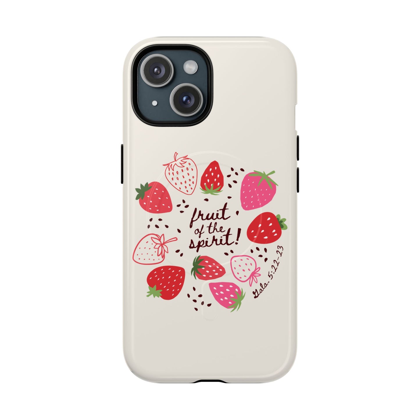 Fruits of the Spirit - Cream Phone Case