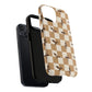 Dragon Check Phone Case — Camel