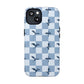 Dragon Check Phone Case — Blue