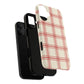 Red and White Plaid - Phone Case
