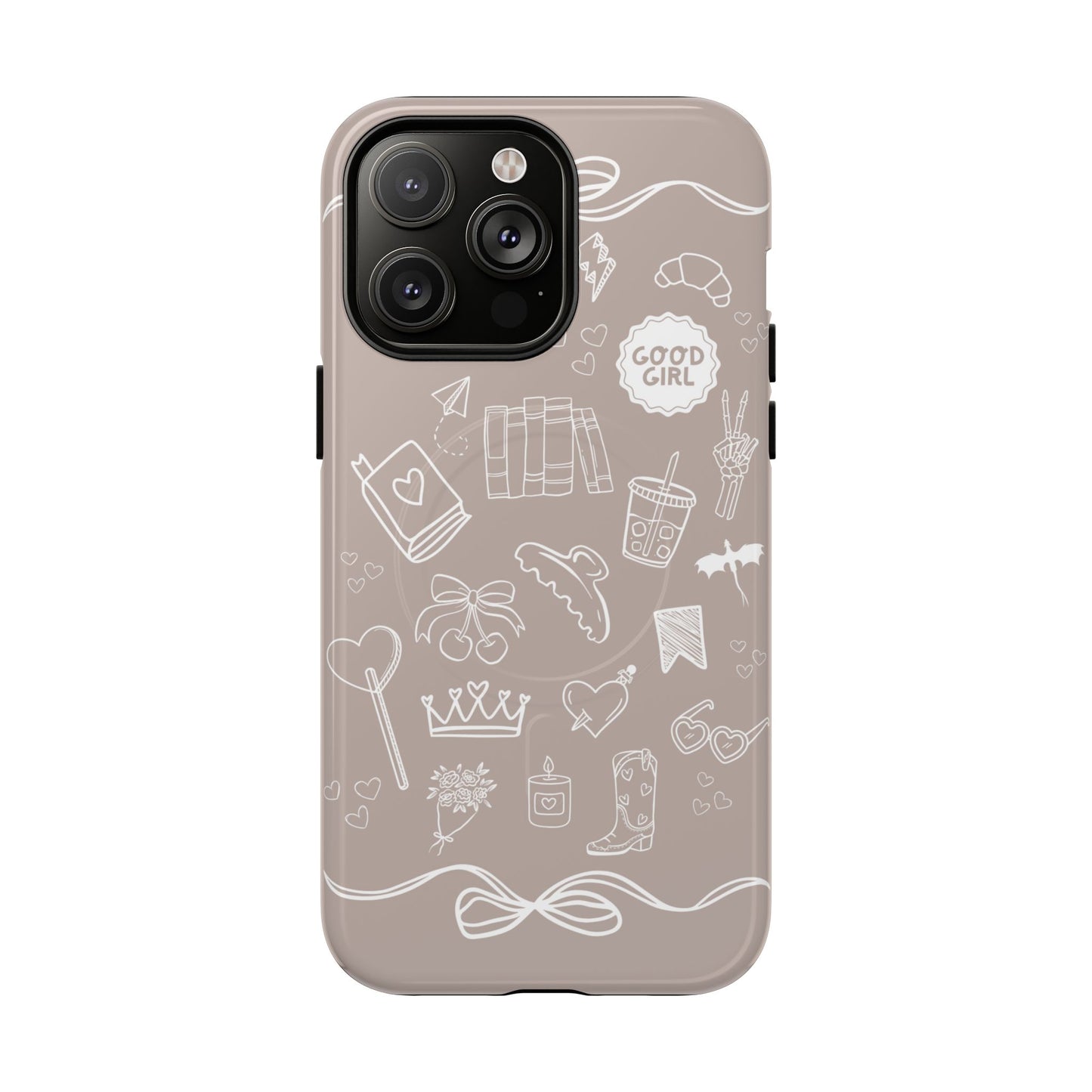 Neutral Bookish iPhone Case