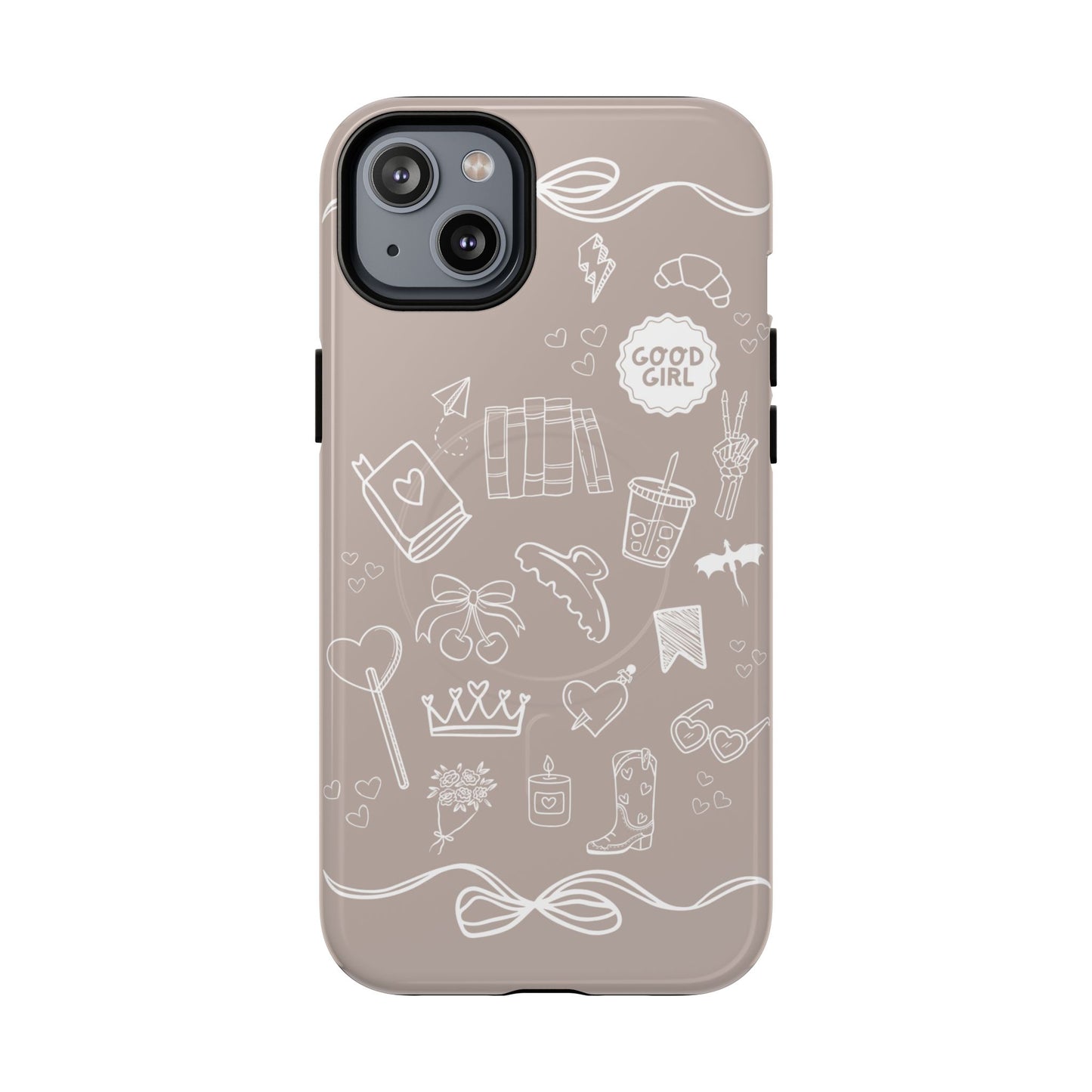 Neutral Bookish iPhone Case