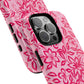 Hot Pink Floral iPhone Case