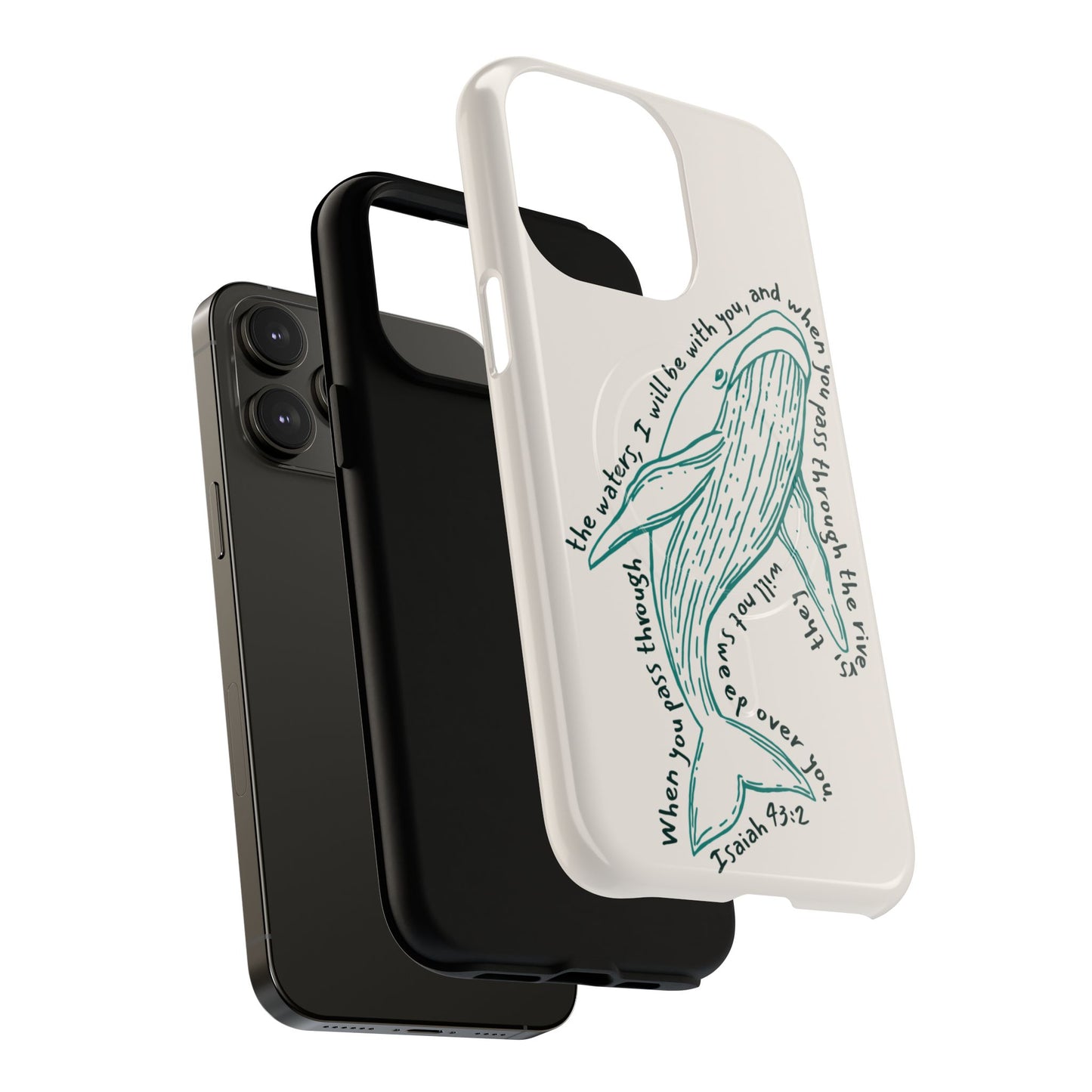 Deep Waters - Cream Phone Case