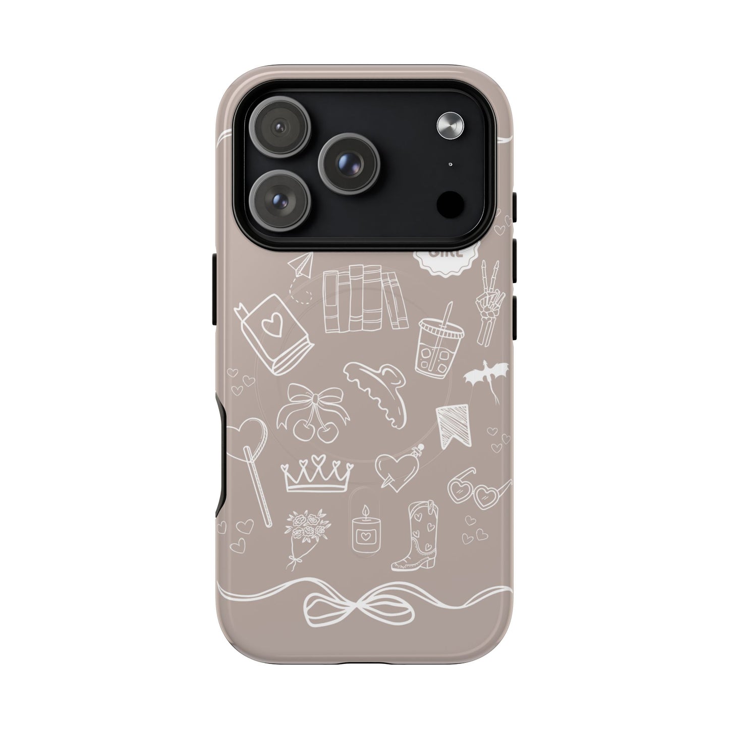 Neutral Bookish iPhone Case