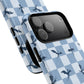 Dragon Check Phone Case — Blue