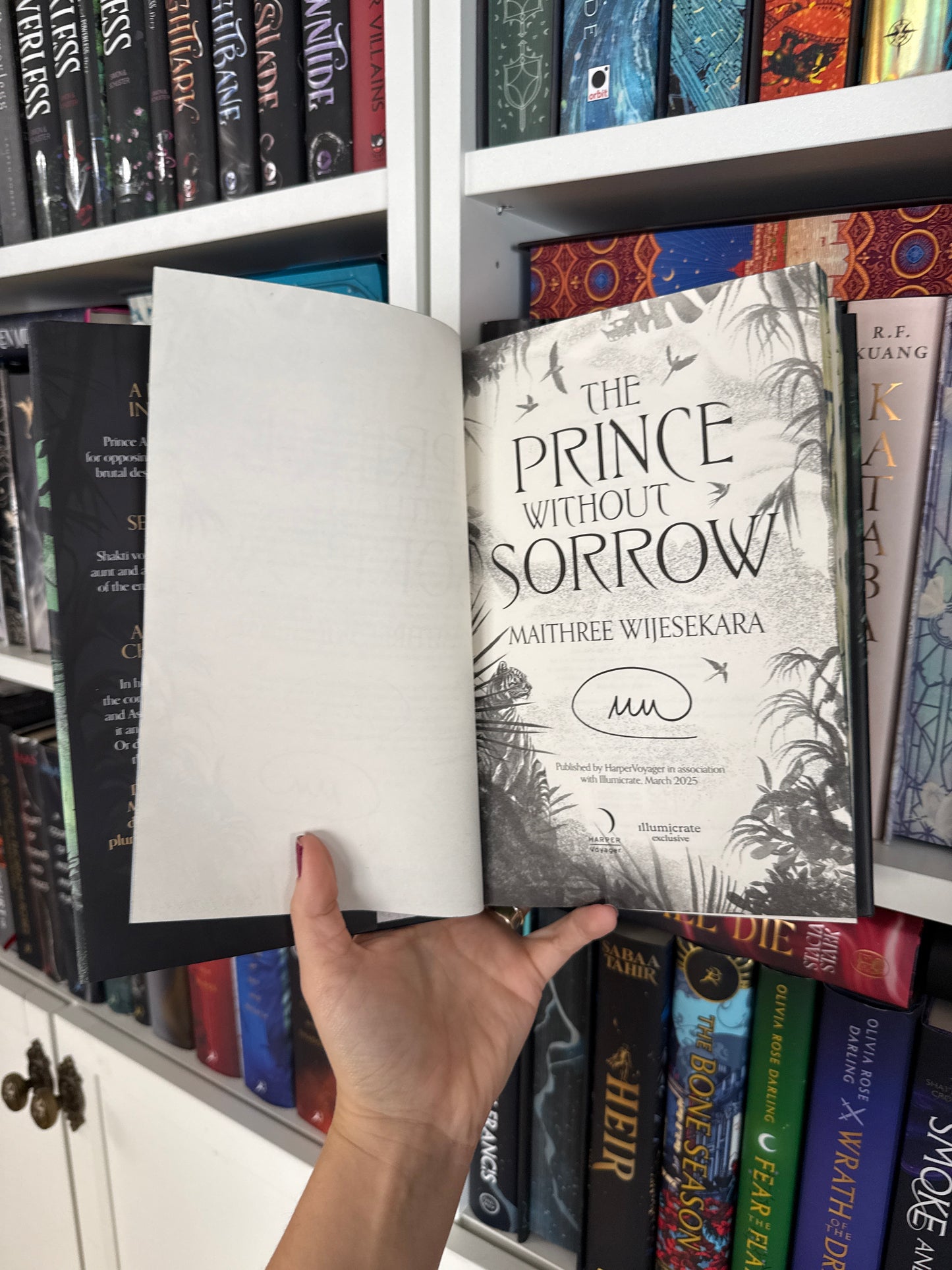 The Prince Without Sorrow – Maithree Wijesekara (Illumicrate)(SIGNED)(Hardback)