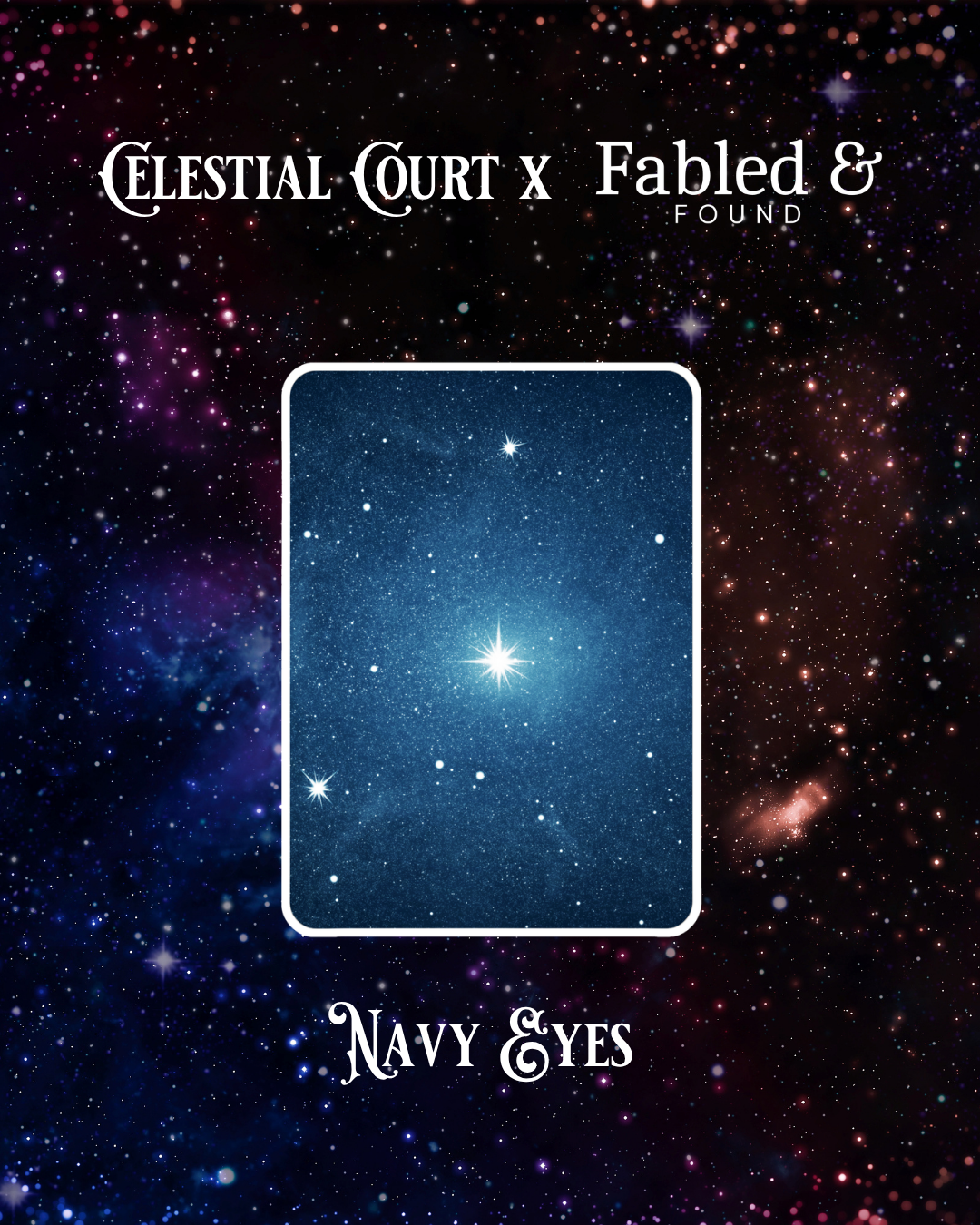 Navy Eyes - Kindle Insert - Officially Licensed Celestial Court