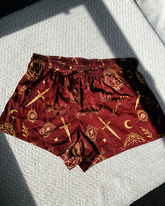 Merlot Moon - Pajama Shorts