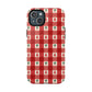 Red Gingham Holiday - Phone Case