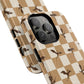 Dragon Check Phone Case — Camel