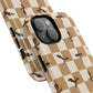 Dragon Check Phone Case — Camel