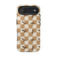 Dragon Check Phone Case — Camel