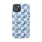 Dragon Check Phone Case — Blue