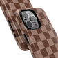 Cocoa Checkered Phone Case
