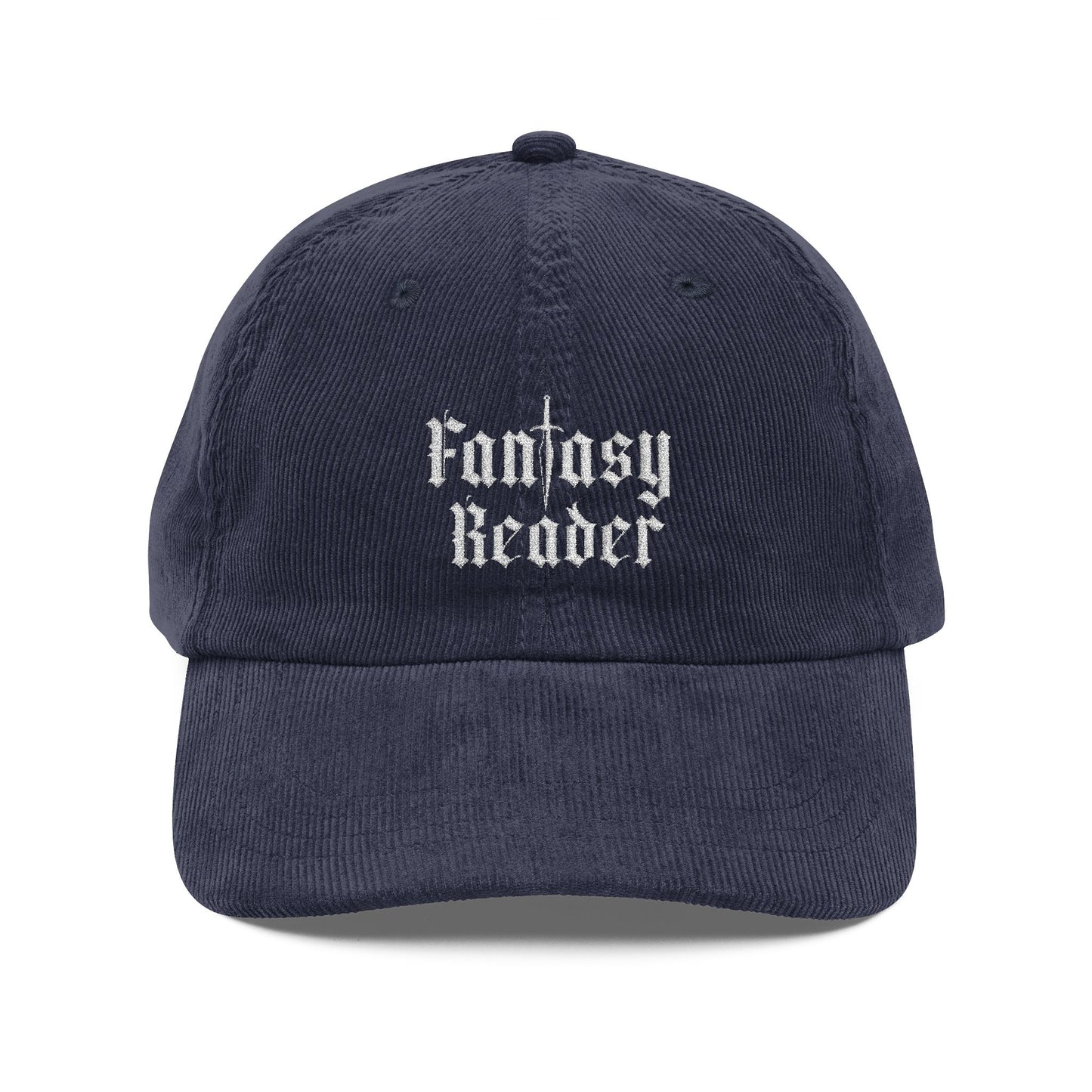 Fantasy Reader - Embroidered Corduroy Hat