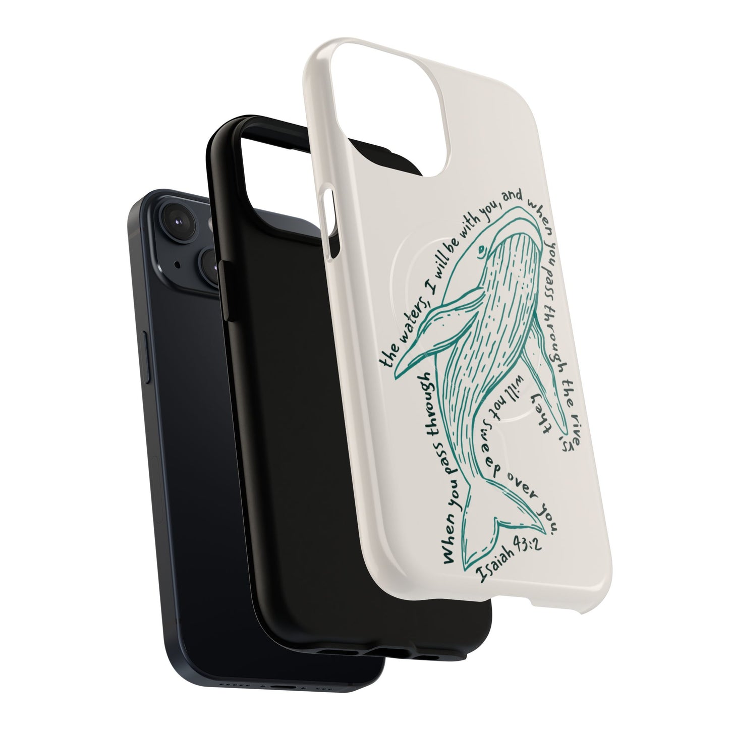 Deep Waters - Cream Phone Case