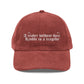 A Reader Without Their Kindle - Embroidered Corduroy Hat