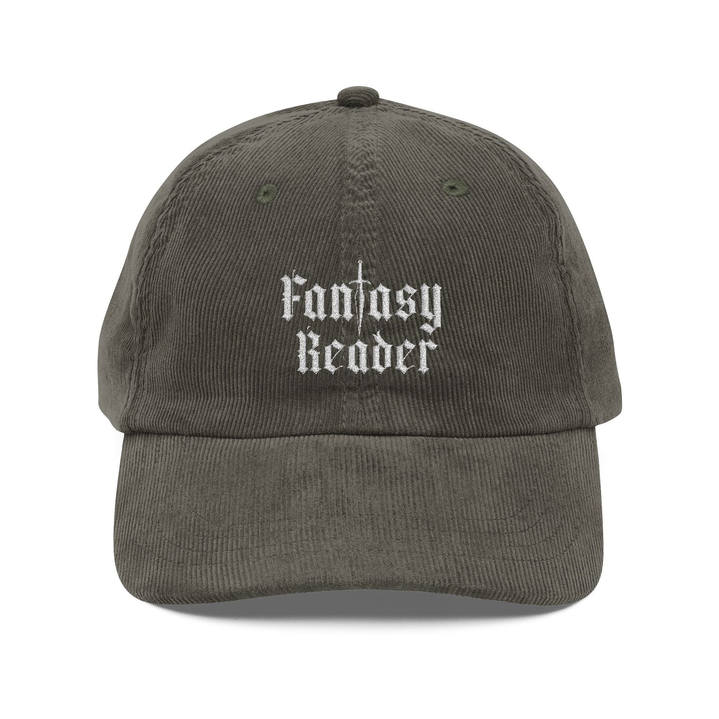 Fantasy Reader - Embroidered Corduroy Hat