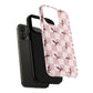 Dragon Check Phone Case — Pink