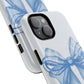 Coquette Blue Bow iPhone Case