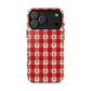 Red Gingham Holiday - Phone Case