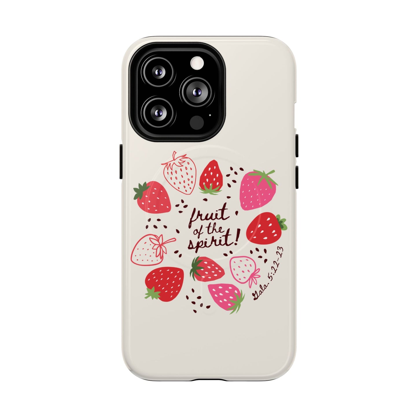 Fruits of the Spirit - Cream Phone Case