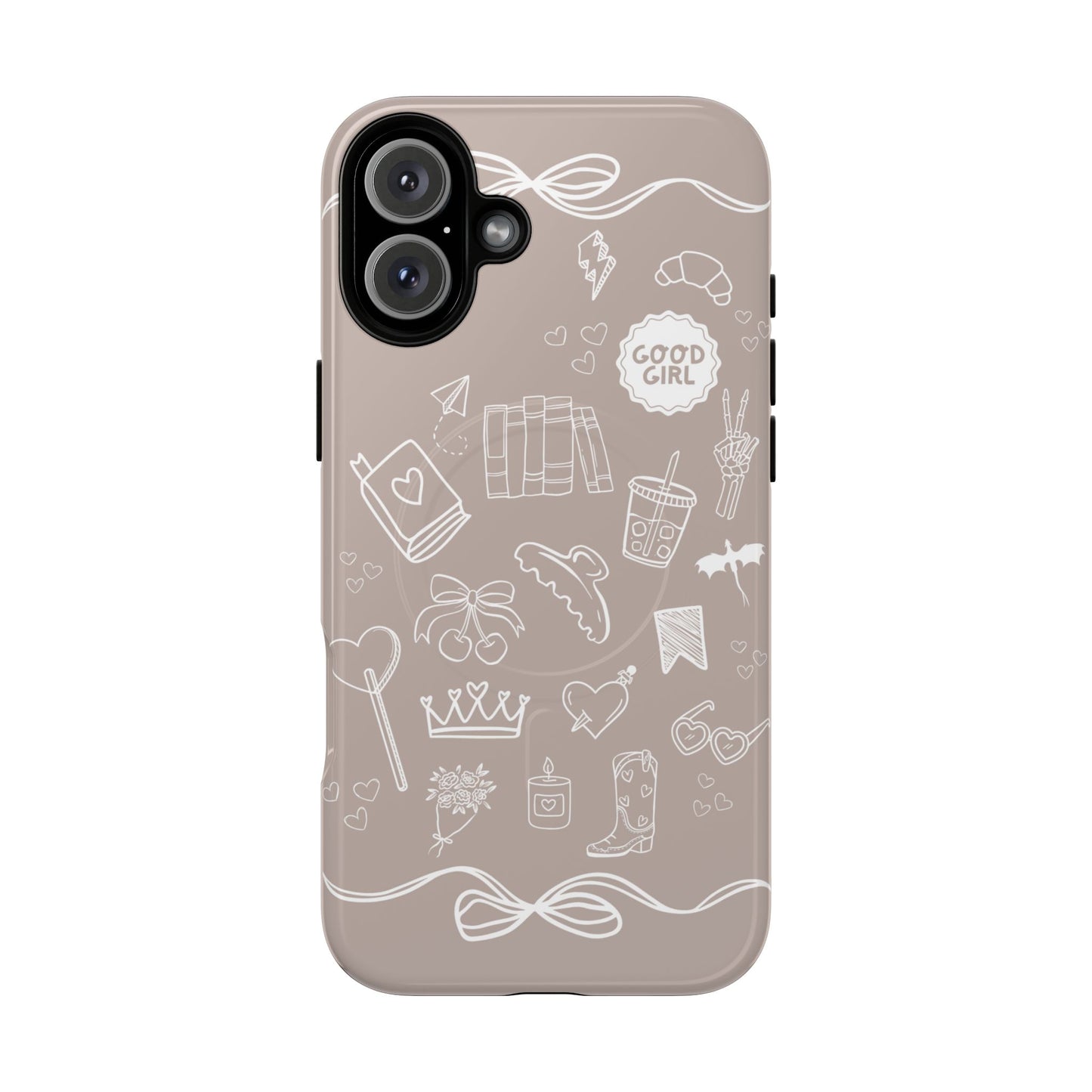 Neutral Bookish iPhone Case