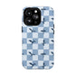 Dragon Check Phone Case — Blue