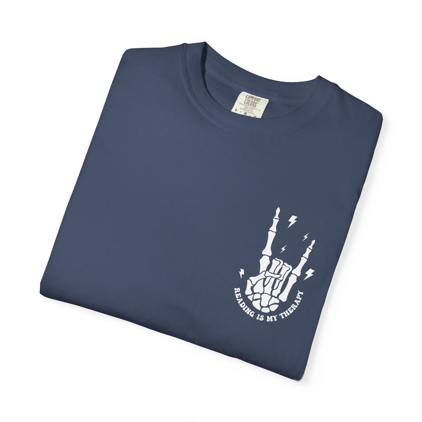 Reading is my Therapy - Comfort Colors Tee