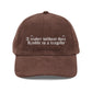 A Reader Without Their Kindle - Embroidered Corduroy Hat