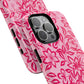 Hot Pink Floral iPhone Case