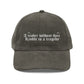 A Reader Without Their Kindle - Embroidered Corduroy Hat