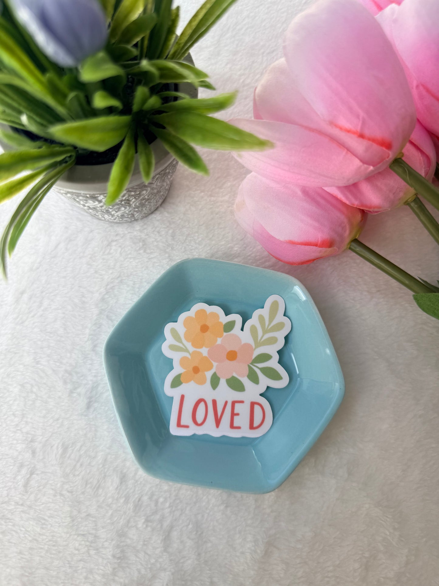 Loved Floral - Sticker