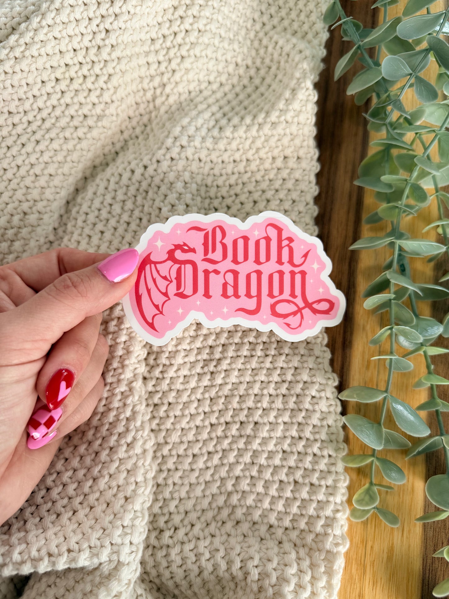 Book Dragon - Sticker