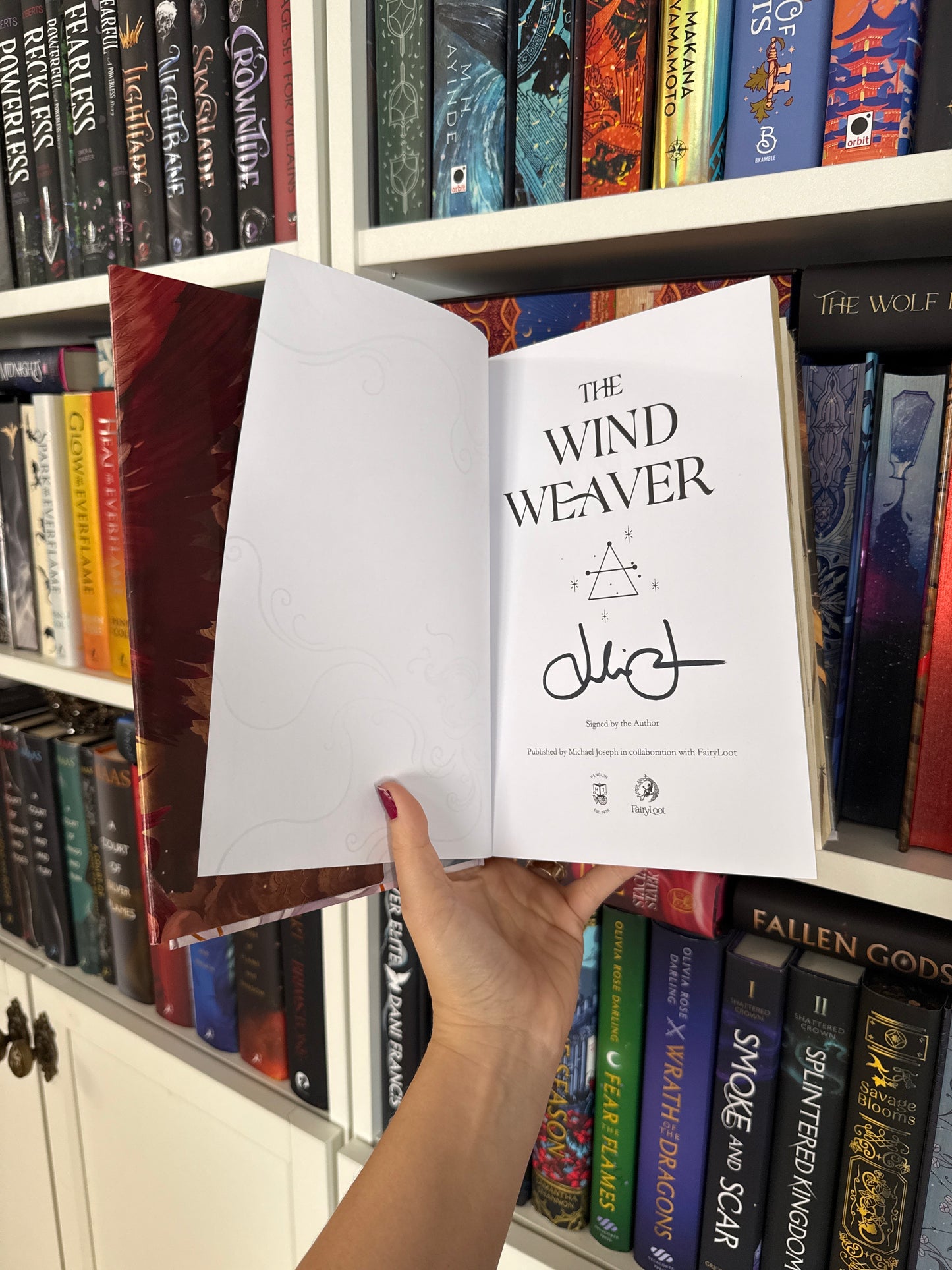 The Wind Weaver – Julie Johnson (SIGNED)(Fairyloot)(Hardback)