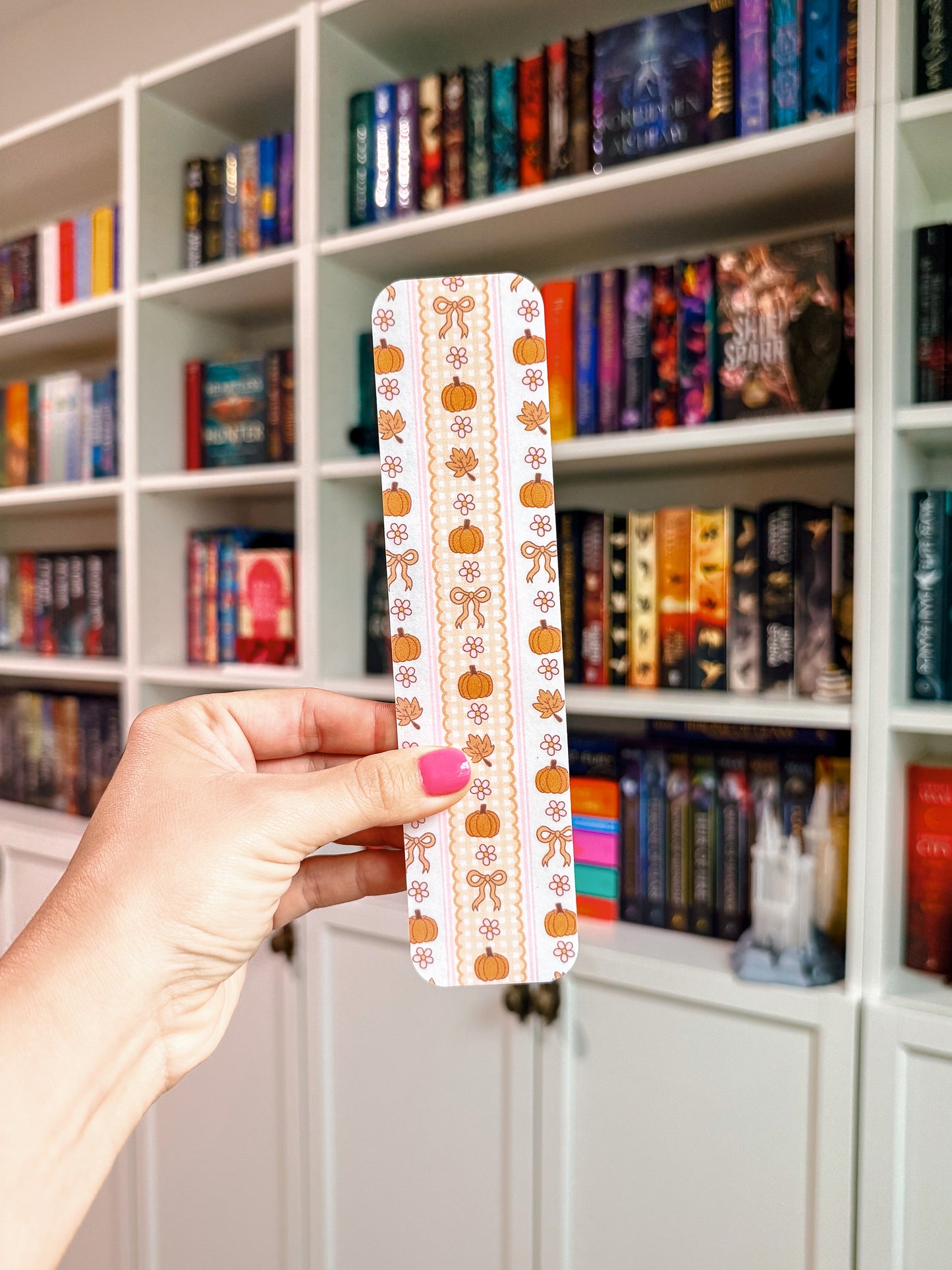 Pumpkin Bows - Bookmark