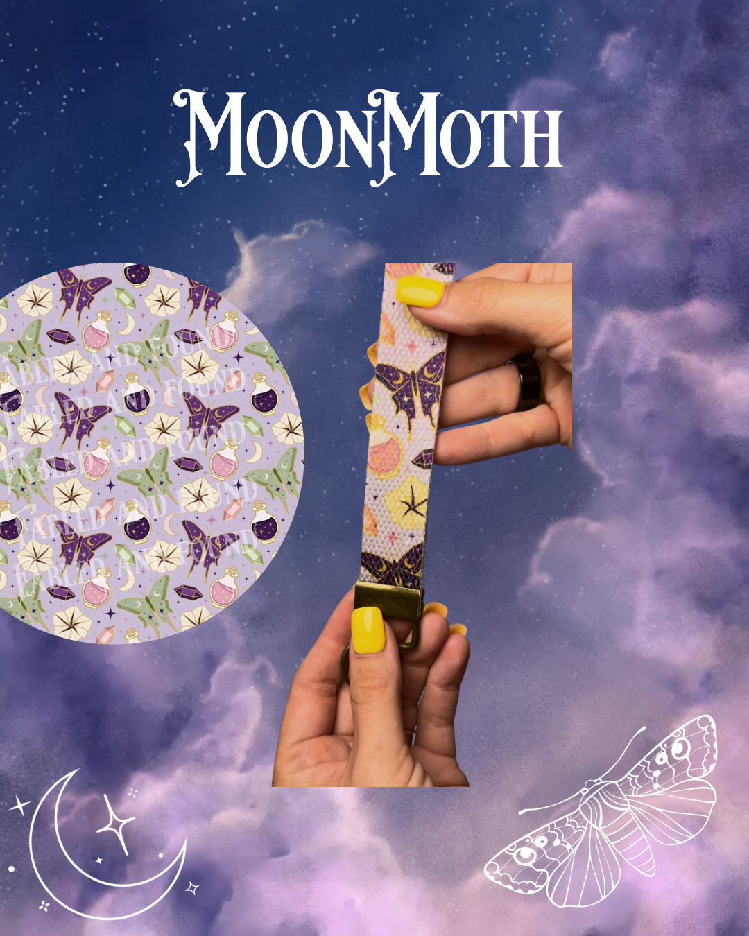 MoonMoth Key Lanyard