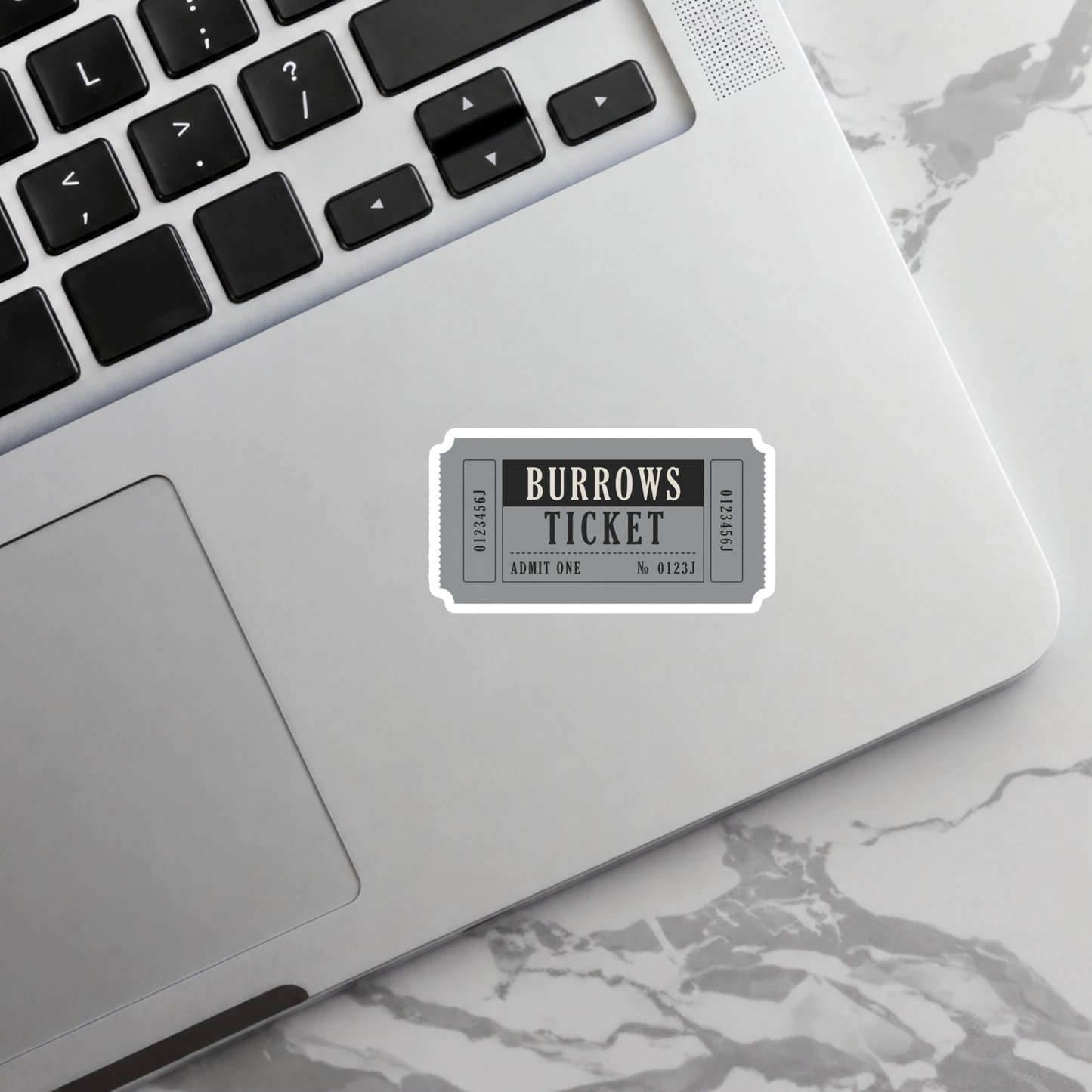 Burrows Ticket - Sticker (Officially Licensed Convergence)