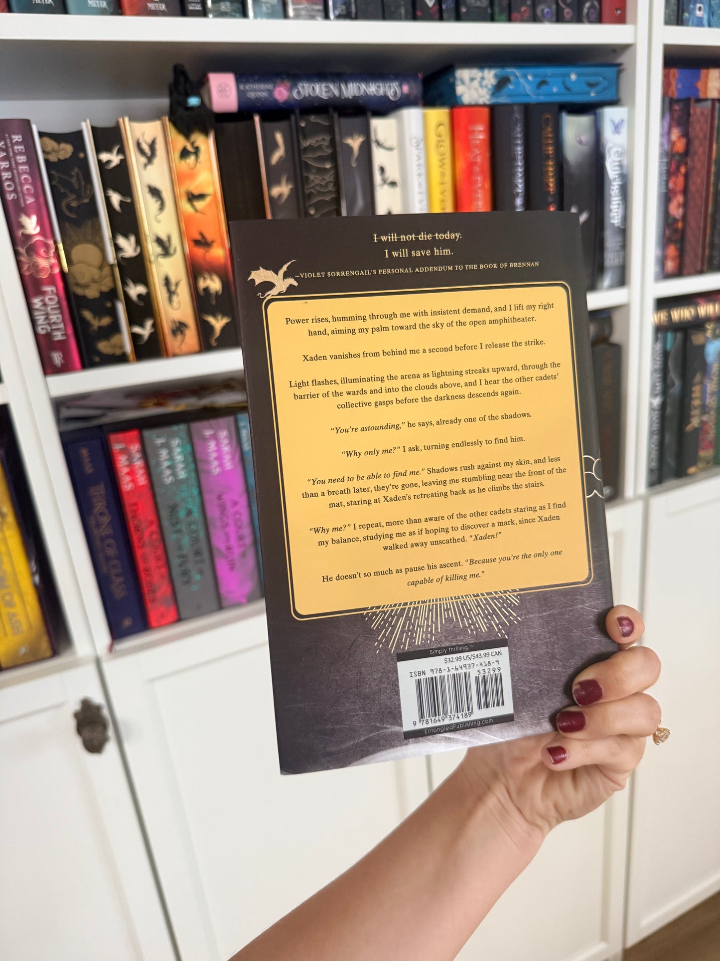 Onyx Storm - 1st Edition (Hardback)